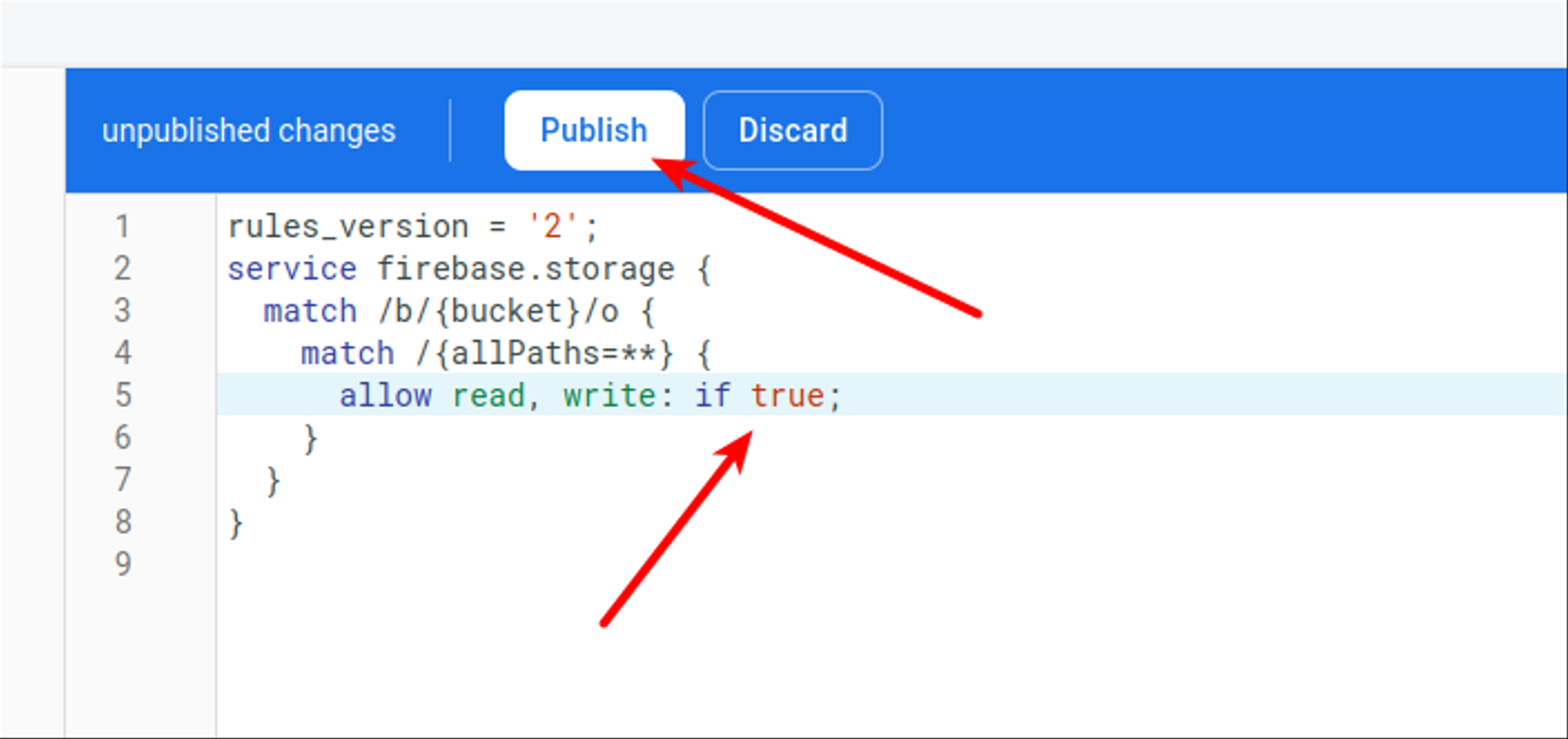 Firebase Storage Security Rules