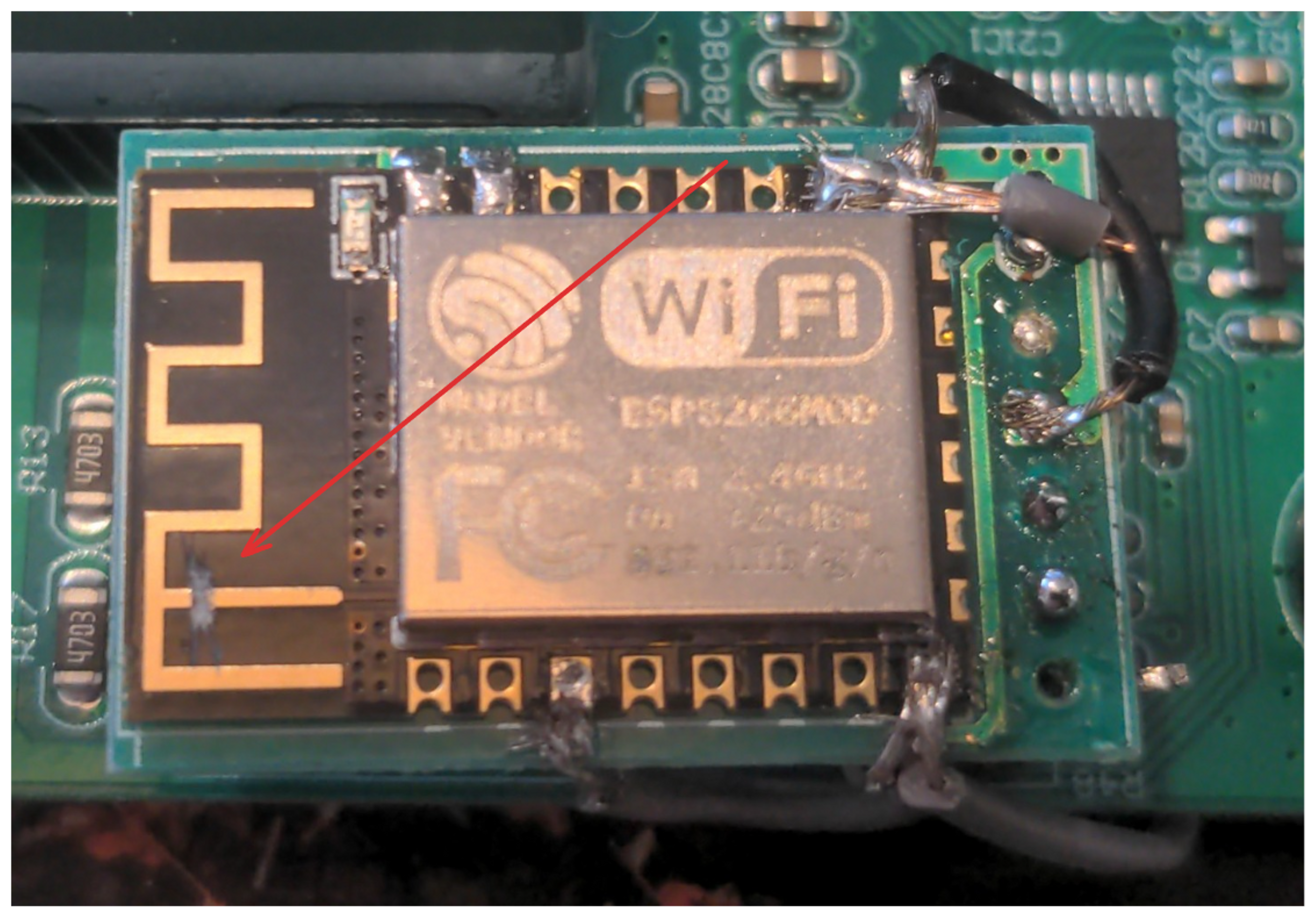 PCB Antenne getrennt