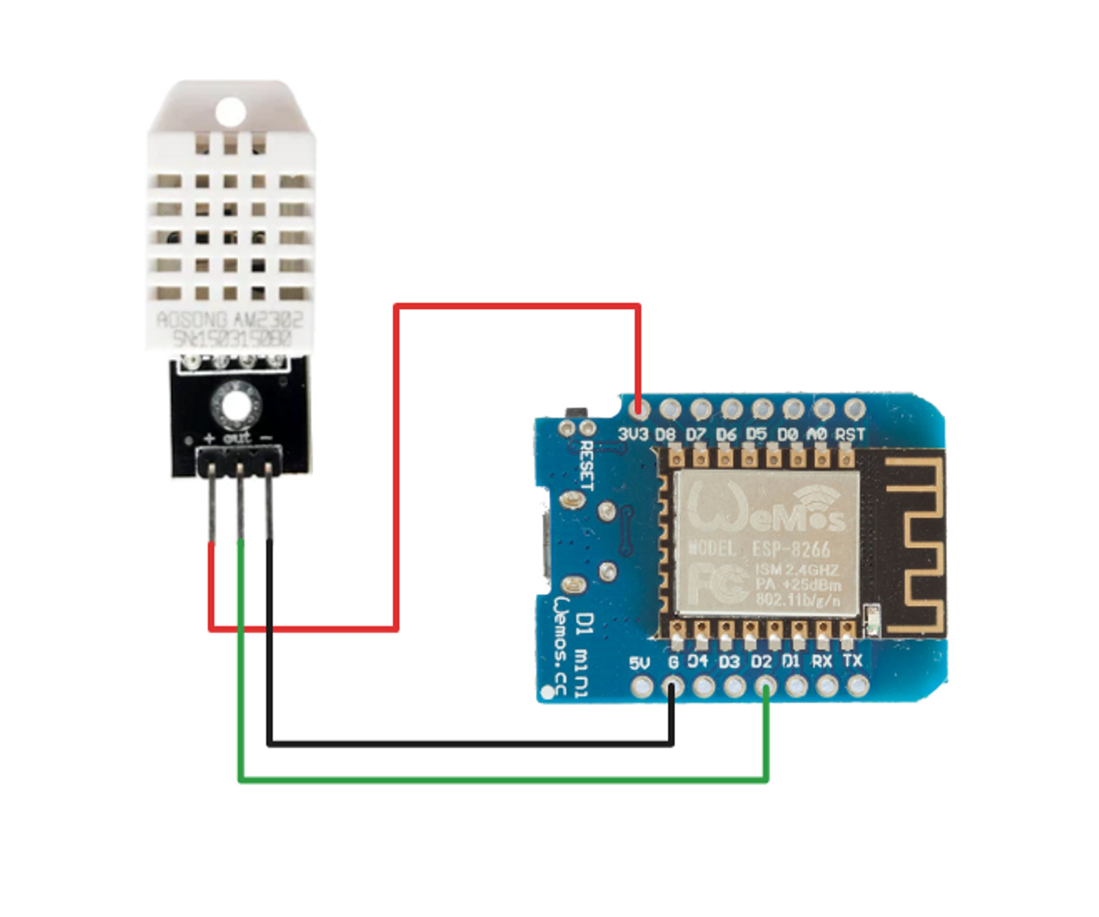 DHT22 ESP8266 Schaltplan